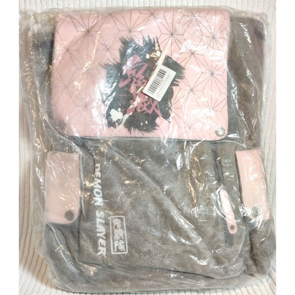 Demon Slayer Nezuko Official Laptop Backpack Canvas Printed Student Bag New - Picture 6 of 10